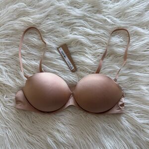 Skims Ultimate Strapless Pushup Bra Clay Size 36B